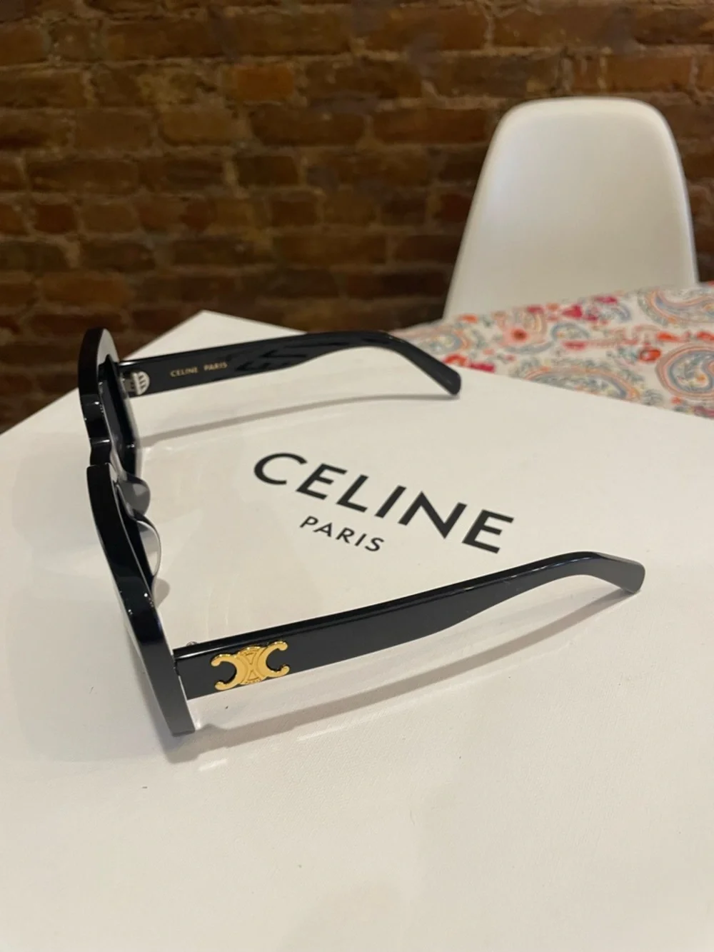 Celine Black Square Oversized Sunglasses - brand new - Picture 4 of 6